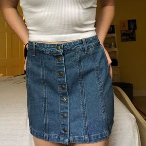 Jean skirt